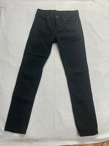 Levis 511 Jeans Mens Skinny Slim Fit Black Denim w29 l32 29x32  - Picture 1 of 9