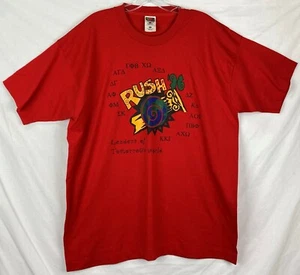 Bowling Green State University Rush 96 T-Shirt XL Red Unworn Single Stitch #21D - Picture 1 of 8