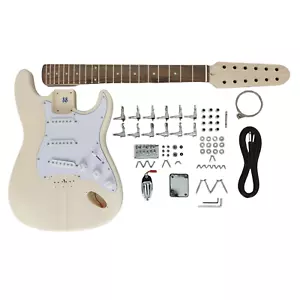 Solid Basswood 12-String Electric Guitar DIY Kit,No-Soldering,SSS. ST1012SDIY - Picture 1 of 6