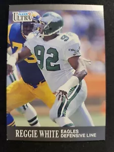 Tarjeta blanca Fleer Ultra Reggie 1991 #236 - Eagles - Imagen 1 de 2