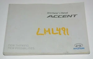 Hyundai Accent 2014 manual del propietario guía OEM - Imagen 1 de 1