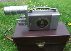 G.B. Bell & Howell Autoload 16mm Cine Camera 1"f1.9 And 4" f 4 Lenses. In Case 