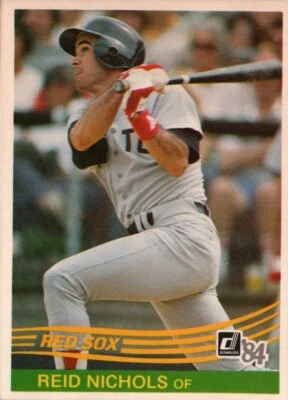 1984 Donruss Baseball #614 - Reid Nichols - Boston Red Sox   84-514 - Image 1 of 2