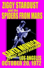 DAVID BOWIE REPLICA*ZIGGY STARDUST*1972 CONCERT POSTER