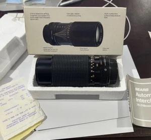 Sears 70-210mm f4.0 Macro/One-Touch Zoom Lens For Pentax PK Mount NOS - Picture 1 of 10