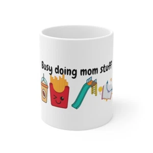 Taza de café de cerámica Busy Doing Mom Stuff 11 oz - Imagen 1 de 13