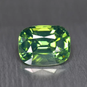 1.69Ct Master Cushion Cut Grand look Sparkles Unheated Intense Green Zircon - Picture 1 of 1