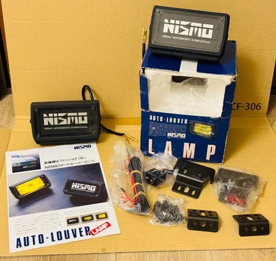 JDM NISSAN NISMO AUTO LOUVER FOG LIGHTS FOR SKYLINE R31 R30 SILVIA S12 Z30 Z31 - Bild 1 von 4