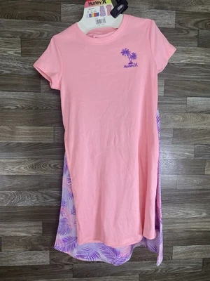 Paquete de 2 vestidos de tela elástica L Hurley para niñas talla M (10/12) nuevos con etiquetas Foto 1 de 4