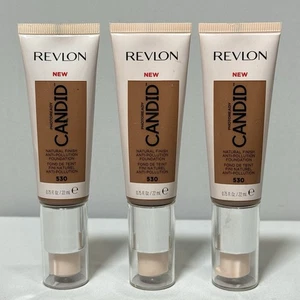 NEW Revlon Photoready Candid Pecan Foundation 530 lot of 3 - Picture 1 of 1