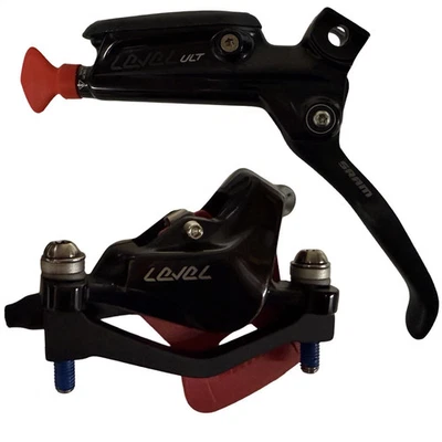 SRAM Level Ultimate MTB 2-Piston Disc Brake Left Front Lever & Caliper 850mm Foto 1 de 4