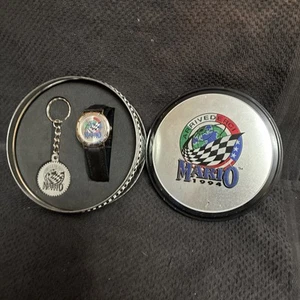 Arrivederci Mario 1994 Watch And Key Fob Tin Set - Picture 1 of 13