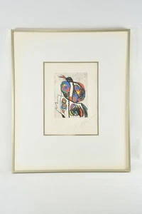 N53U60- Joan Miró (1893-1983) Les Saltimbanques XI koloriert Nr 20/30 signiert - Imagen 1 de 12