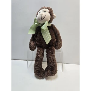 BEARINGTON COLLECTION braune "MO" Monkey PLÜSCH 14" neuwertig Schleife mit Punkten #199203 - Bild 1 von 6