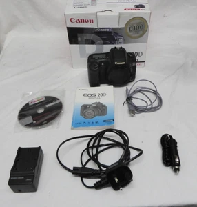 Canon EOS 20D Digital Camera - boxed Black (Body Only) - Picture 1 of 8