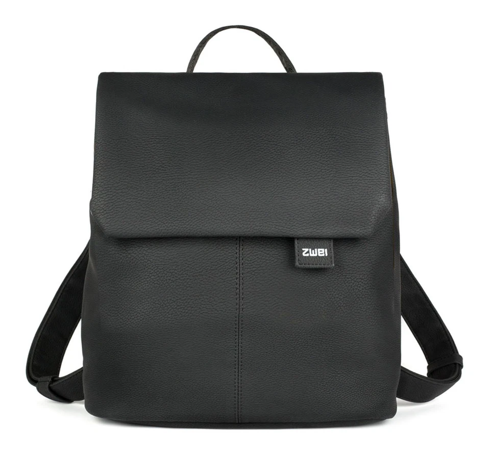 zwei Mademoiselle.M MR8 Rucksack Freizeitrucksack Rucksack Nubuk-Black schwarz - Bild 1 von 1