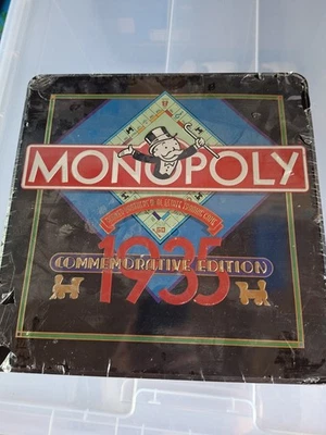 New And Sealed Monopoly 1935 Tin Box Edition 1985 - Image 1 of 2