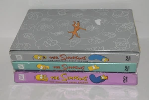 The Simpsons Seasons 1–3 One Two Three Collector’s Edition DVD Slipcases - Imagen 1 de 11