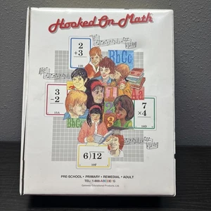 Hooked on Phonics Math Complete Set Books Cassette Tapes Flashcards Homeschool - Picture 1 of 15