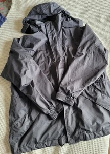 Gelert Hombre Venture Chaqueta Impermeable MEDIANA - Gris Agua A Prueba de Viento Capucha - Imagen 1 de 16