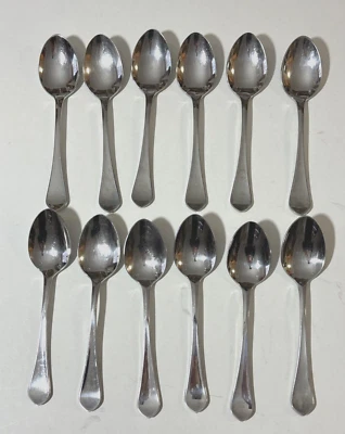 Juego de 11 cucharas soperas ovaladas WILTON de acero inoxidable 18/10 Cusinarts Corea Foto 1 de 4