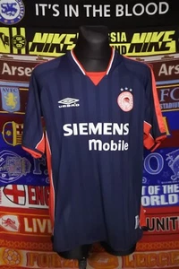 5/5 Olympiacos adults XL 2001 MINT away football shirt jersey trikot soccer - Picture 1 of 4