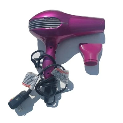 Preowned Revlon Ionic Quiet Dryer Tested Works Great Magenta Or Redish Pink - Image 1 of 4