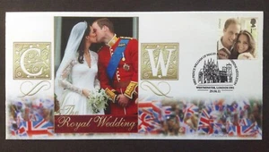 GB Bradbury 29.04.2011 Primera Estampilla de Boda Real en Cubierta del Primer Día, SW1 S/S - Imagen 1 de 2