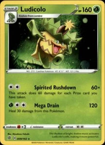 2x (SWSH02-009) Ludicolo Rare Pokemon Rebel Clash Card # 9 - Picture 1 of 1