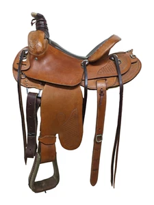 14.5" Used Colorado Saddlery Western Trail Saddle 2-1542 - Picture 1 of 10