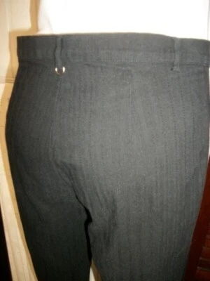 Pantalon court pantacourt noir chevron stretch COP COPINE modele LAMBER T.40 P5 - Photo 1/4