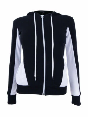 Sudadera Energie Colorblock Juniors Blanco y Negro Nueva Con Etiquetas Mediana Foto 1 de 2