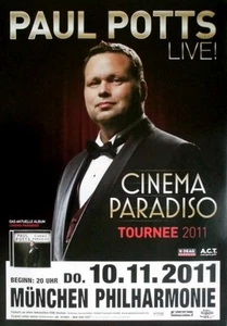 POTTS, PAUL - 2011 - In Concert - Cinema Paradiso Tour - Poster - München - Bild 1 von 1