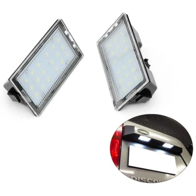 2Pcs Car Rear Led License Number Plate Lights Lamps For Land Rover Discovery 3 4 - Image 1 of 4