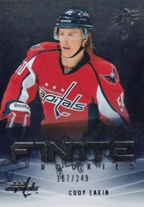 11-12 UPPER DECK SPX FINITE ROOKIES CODY EAKIN /499 #F24 WASHINGTON CAPITALS - Picture 1 of 1