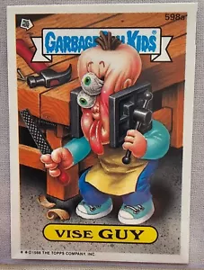 Garbage Pail Kids 1988 Series 15 598a VISE GUY Black Line Error - Picture 1 of 3