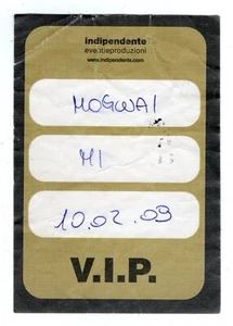 PASS MOGWAI CONCERTO DI MILANO AL ROLLING STONE 10 FEBBRAIO 2009 - Picture 1 of 2
