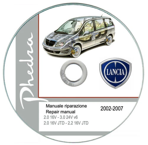 Lancia Phedra (2002-2007) manuale officina - repair manual - Immagine 1 di 1
