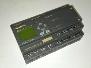 Logo 24RC + DM16 24R, 6ED1 052-1HB00-0BA5 + 6ED1 055-1NB10-0BA0, Siemens, - Picture 1 of 3