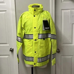 BLAUER SMALL REG ALL SEASON REFLECTIVE JACKET B.DRY WATERPROOF HI-VIS 26950 - Picture 1 of 13