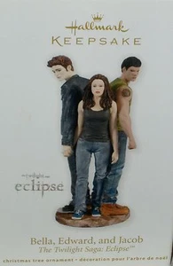Adorno Hallmark Crepúsculo Taylor Lautner Robert Pattinson Kristen Stewart Navidad - Imagen 1 de 1