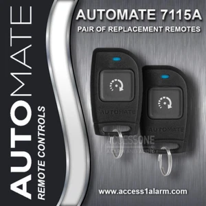 Pair of Automate 7115A 1-Button Remote Start 1-Way Replacement Remote Controls - Picture 1 of 3