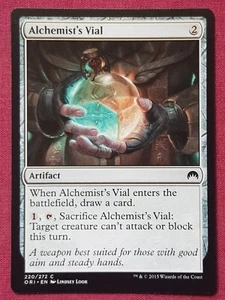 Magic The Gathering ORIGINS ALCHEMIST'S VIAL artifact card MTG - Picture 1 of 2