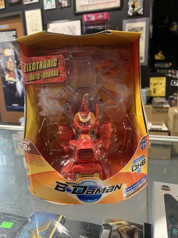 Battle B-Daman  Lava Knight DHB  Electronic Figure 2005 Boxed New Cover