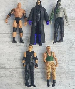 WWE Wrestling Figuren inkl. Undertaker Flashback Elite 2013 Mattel mit Krawatte & Mantel - Bild 1 von 7