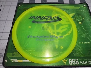 Innova San Marino Champion Rhyno Putter 175 grams 10/10 green yellow PFN - Picture 1 of 3