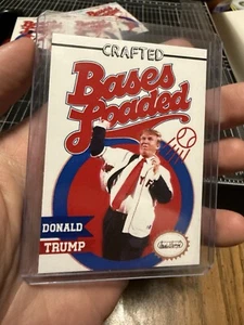 Limited Custom Bases Loaded Donald Trump Trading Card - Picture 1 of 1