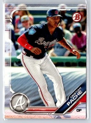 2019 Bowman Prospects #BP-62 Cristian Pache Atlanta Braves - Image 1 of 2