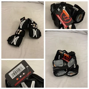 Warrior Lacrosse Elbow Pads Mens S Black NWT $60 YGI NWT S0-EB17 - Picture 1 of 7
