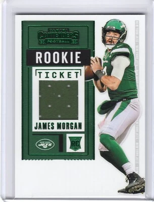 2020 Panini Contenders James Morgan rookie ticket # RTS-JMO - Image 1 of 2